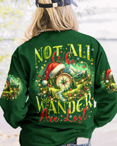 Maxcorners Not All Who Wander Are Lost Christmas All Over Print LM2101