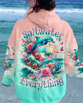 Maxcorners Saltwater Heals Everything Dolphins Compass All Over Print LM2101