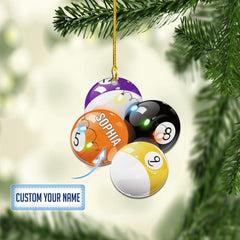 Maxcorners Billiards Christmas Lights Ornament