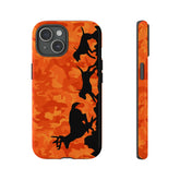 Maxcorners Orange Camo Hounds Chasing Deer Tough Phone Case
Full Wrap Phone Case LM0812