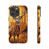 Maxcorners Hunting Best Dad Ever, Deer Hunting Phone Case, iPhone Tough Case, Android Tough Case, Deer Hunter Gifts for Dad, Hunting Gifts for Dad Full Wrap Phone Case LM1012