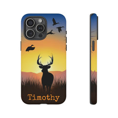 Maxcorners Hunting Personalized Deer Hunting iPhone Tough Case, Android Tough Case, Deer Hunting Gifts Men, Whitetail Buck Phone Case, Gifts For Deer Hunters
Full Wrap Phone Case LM1012