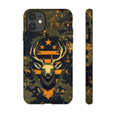 Maxcorners Camouflage Deer Hunter Phone Case: Rugged Outdoorsman Gift Full Wrap Phone Case LM0812