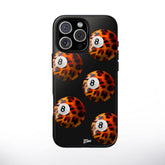 Maxcorners Billiards Leopard orange Print 8 Ball
Full Wrap Phone Case LM1012