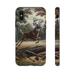 Maxcorners Deer Hunting iPhone Case, Whitetail Phone Case, Buck iPhone 17 Tough Case, Deer Hunter Gifts, Deer Hunting Gifts Men, Trophy Buck Gifts Full Wrap Phone Case LM0812