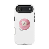 Maxcorners Y2K Pink Bowling Ball iPhone Case: Lucky Number 8, Protective Dual-Layer
Full Wrap Phone Case LM0812