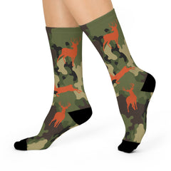 Maxcorners Socks, Cushioned Crew Socks, 360 Print Socks, Deer Socks, Hunting Socks, Camo Socks, Fall Socks, Gift for hunter, Fun Socks, Unique Socks
LM2611