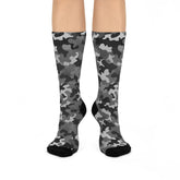 Maxcorners Urban Camo Cushioned Unisex Crew Socks LM2611