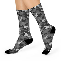 Maxcorners Urban Camo Cushioned Unisex Crew Socks LM2611
