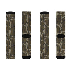 Maxcorners Bottomland Camo Crew Socks, Fleece Lined, Unisex Fit
LM2611