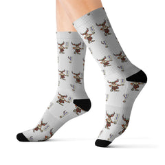 Maxcorners Golfing Deer Hunter Sublimation Socks: Novelty Outdoor Apparel
LM2611