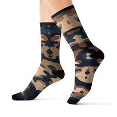 Maxcorners Camo Sublimation Socks - Trendy Footwear for Outdoor Lovers
LM2611