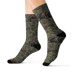 Maxcorners Camo Turkey Hunting Socks: Fleece-Lined Outdoor Crew Socks
LM2611
