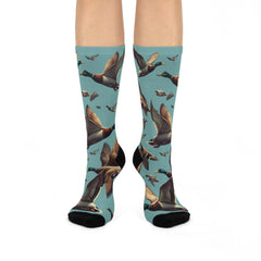 Maxcorners Mallard Duck Socks - Perfect gift for Duck Hunter, Mallard Duck gift, hunting socks, man gifts, birthday gift, Christmas Stocking Stuffer,
LM2611