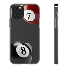 Maxcorners Billiards 8-Ball Hustle Full Wrap Phone Case LM1012