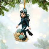 Maxcorners Diving Home Decor, Christmas Ornament, Personalized Ornament 2D Flat LM2111