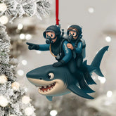 Maxcorners Diving Home Decor, Christmas Ornament, Personalized Ornament 2D Flat LM2111