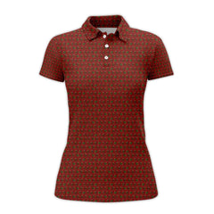 Maxcorners Funny Pattern Golf Shirt For Men, Bigfoot Golf Shirt, Christmas Golf Shirt For Golfer