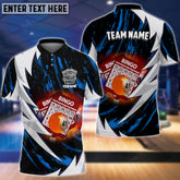 Maxcorners Bingo Fire Thunderstorm Multicolor Option Customized Name 3D Shirt