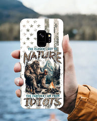 Maxcorners The Closer I Get To Nature Bigfoot Phone Case LM2101