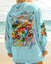 Maxcorners Collect Moments Not Things Compass All Over Print LM2101