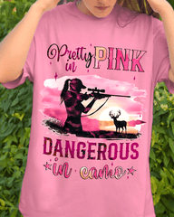 Maxcorners Pretty In Pink Hunting Cotton Shirt LM1601