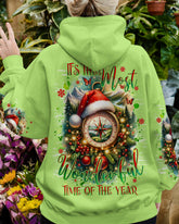 Maxcorners Wonderful Time Of The Year Compass Christmas All Over Print LM2101
