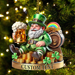 Maxcorners Custom Name Ireland Ornament, Ireland Lover Christmas Gift3 2D Flat LM2111