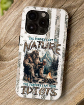 Maxcorners The Closer I Get To Nature Bigfoot Phone Case LM2101