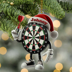 Maxcorners Darts Christmas Ornament, Personalized Ornament 2D Flat LM2211