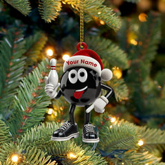 Maxcorners Bowling Ball Christmas Ornament, Personalized Ornament 2D Flat LM2211