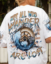 Maxcorners Not All Who Wander Are Lost Compass All Over Print LM2101