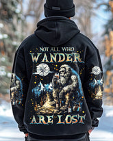 Maxcorners Not All Who Wander Are Lost Bigfoot Compass All Over Print LM1601