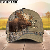 Maxcorners Moose Hunting Classic Pattern Personalized Hats 3D Multicolored