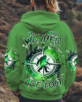 Maxcorners (Hot Deal) Not All Who Wander Are Lost Bigfoot Compass All Over Print LM1601