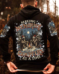 Maxcorners Making Memories One Campfire At A Time Bigfoot Christmas All Over Print LM2101