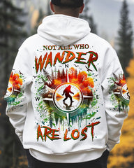 Maxcorners Not All Who Wander Are Lost Bigfoot Compass All Over Print LM1601