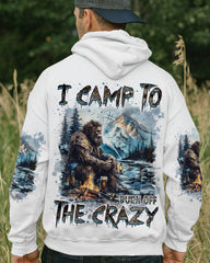 Maxcorners I Camp To Burn Off The Crazy Bigfoot All Over Print LM2101
