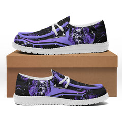 Maxcorners Personalized Name Canvas Loafer Shoes For Tammie