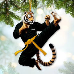 Maxcorners Custom Ornament, Tiger Judo Ornament, Christmas Decor 2D Flat LM2211