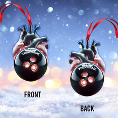 Maxcorners Custom Name Bowling Ornament, Christmas Gift for Bowling Lover35 2D Flat LM2111