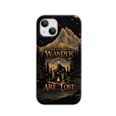 Maxcorners Not All Who Wander Are Lost Bigfoot Compass Phone Case LM2101