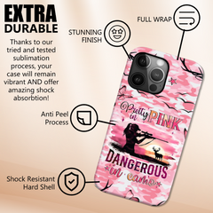 Maxcorners Pretty In Pink Hunting Phone Case LM1601