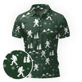 Maxcorners Sasquatch Snow Rock Golf Polo Shirt