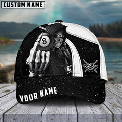 Maxcorners Billiards Reaper Personalized Name Cap