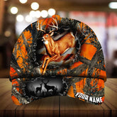 Maxcorners Epic Deer Hunting Art US Flag Camo Pattern 3D Multicolor Personalized Cap