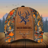 Maxcorners Premium Deer Hunting Personalized Hats 3D Multicolored