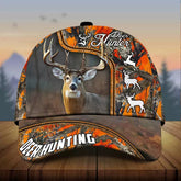 Maxcorners Premium Cool Deer Hunting Personalized Hats 3D Multicolored