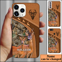 Maxcorners Roe Deer Hunting Personalized Name Phone Case LM1012