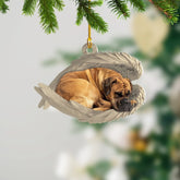 Maxcorners Personalized Sleeping Boerboel Dog Christmas Ornament, Dog Angel Wings
2D Flat LM2511